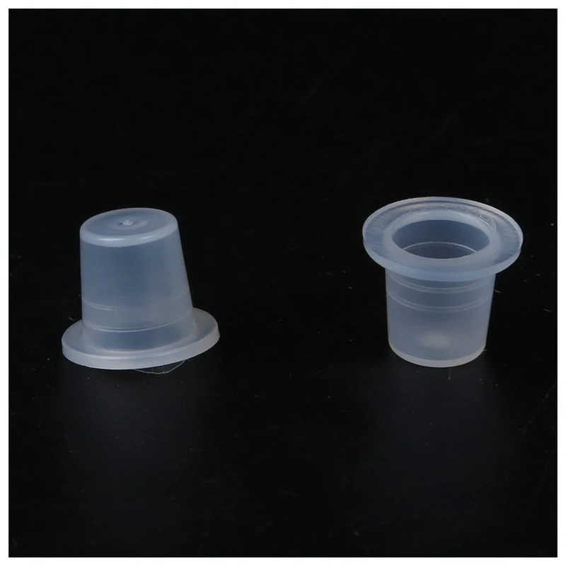 A97P 1000 Pcs 8Mm Small Tattoo Ink Cups Caps For Needle Tip Grip Power Supply Sm