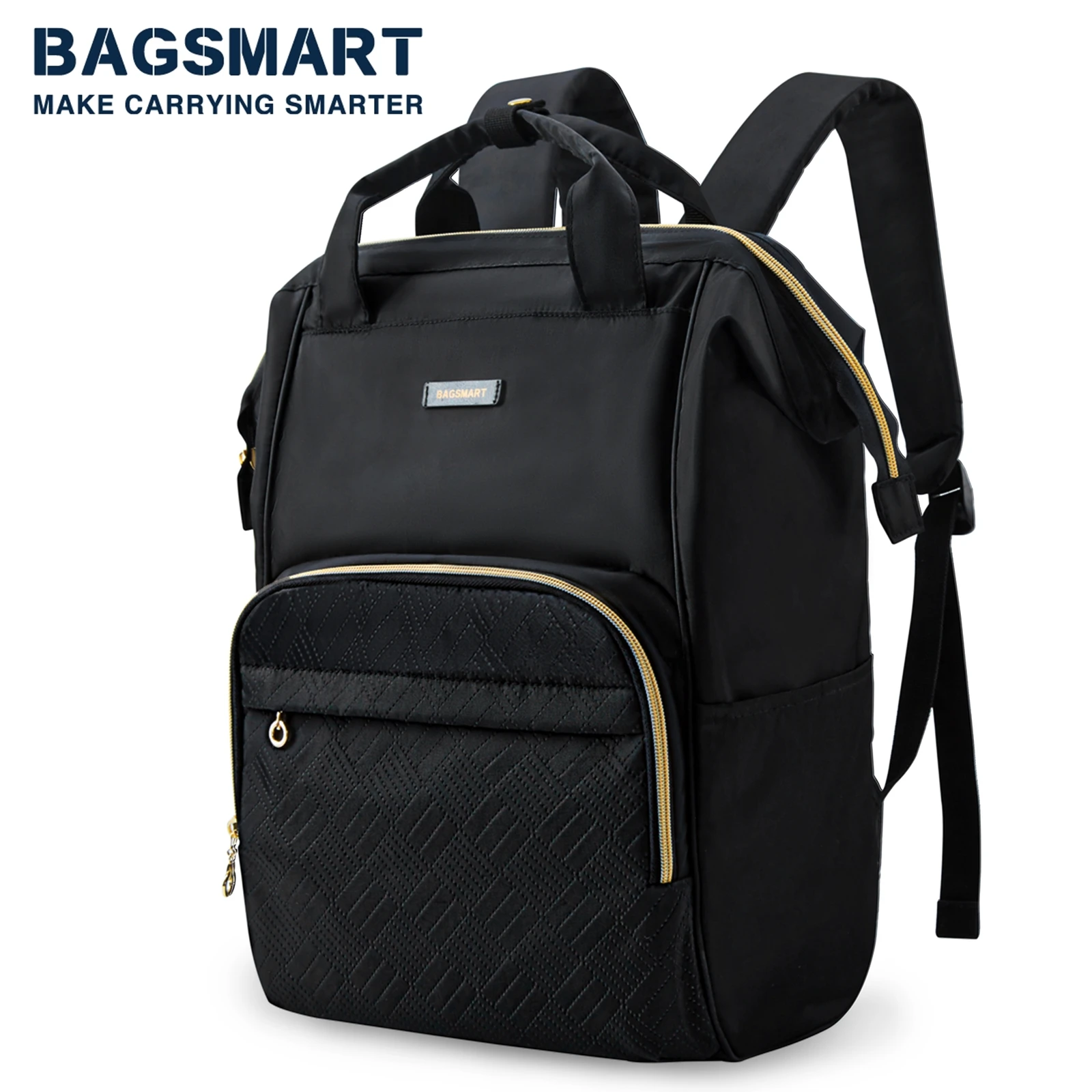 Laptop Backpacks for Women BAGSMART Travel Backpack 15.6 Inch Notebook