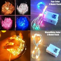 10 Pack Waterproof Mini Fairy Lights Copper With 3 Speed Modes for Christmas Decorations and Outdoor Use Battery Powered 1