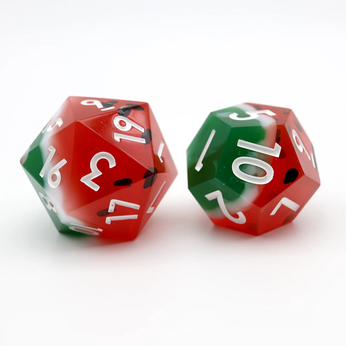 Dés De Jeux Fleur Pour Donjons Et Dragons, DND Dés Jeu De Role 7 Pièces Résine