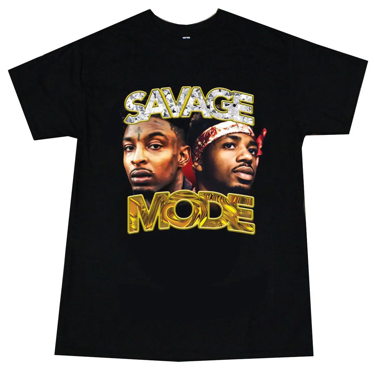 

New Savage Mode 21 Savage T-Shirt All Sizing Printed T Shirt 2019 Fashion Brand Top Tee