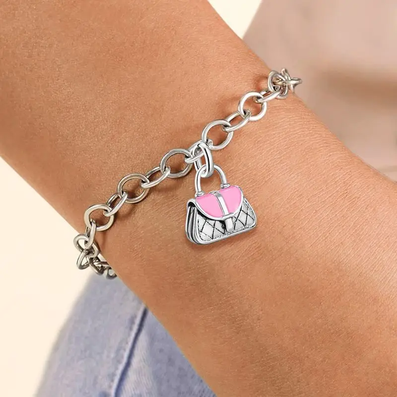 Verstellbare 925 Sterling Silber Vintage Anhänger Mutter-Schmetterling Charms Perlen Passend für Original Armband Armreif Halskette DIY Schmuck – Detail 25