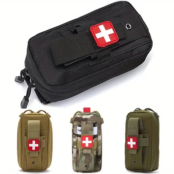 First Aid Kit Tourniquet Medical Rescue EDC Pouch Gauze Scissors Molle Survival Tool For Camping Hiking 5