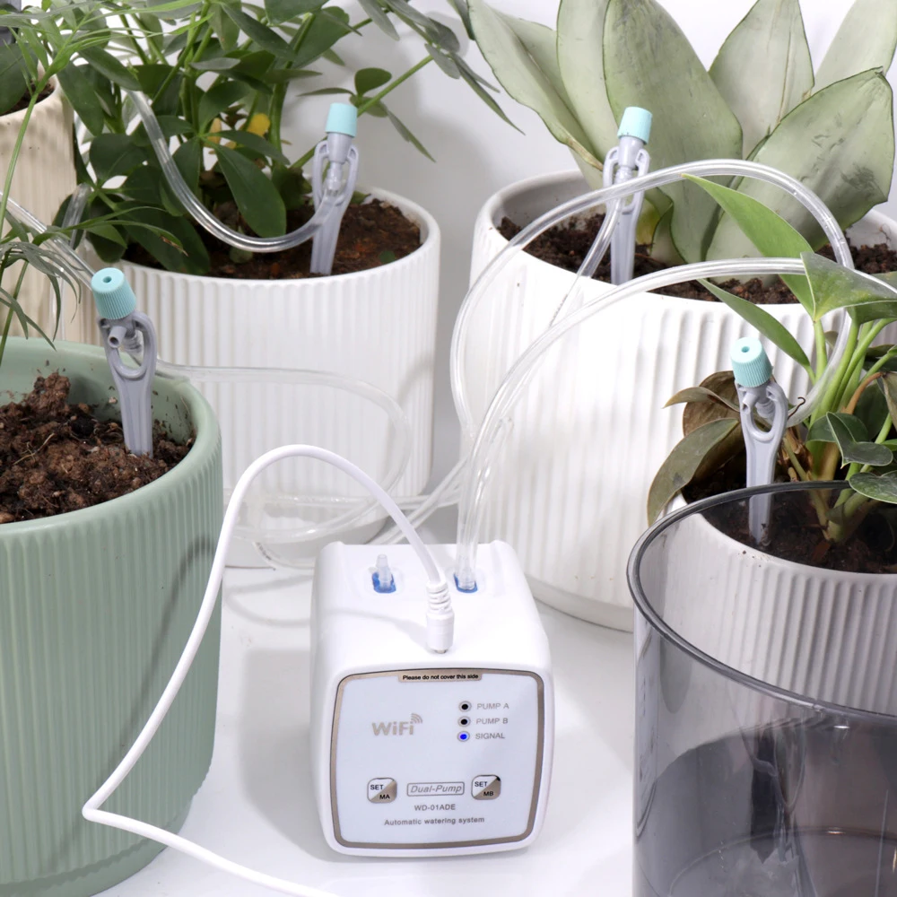 WiFi Self-Watering Kits Intelligent Drip Irrigation System Remote APP Controller Automatic Watering System Kits For Garden Plant - 2