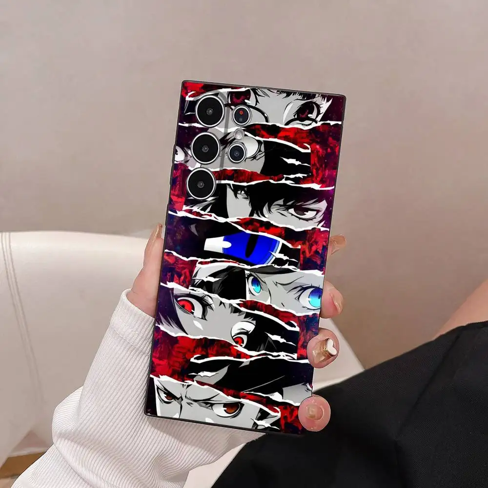 Persona 5 COOL Anime Design Phone Case - Soft TPU Skin-Friendly Cover