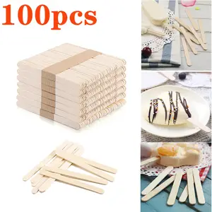 FAIS DU10pc Reusable Acrylic Matte Ice Cream Sticks DIY Crafts Kitchen  Tools Accessories Popsicle Stick Cake Decorations - AliExpress