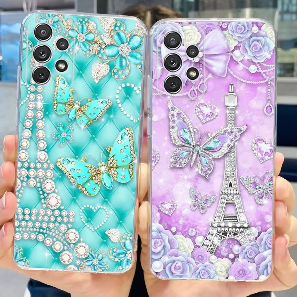 Stylish Soft Silicone Clear TPU Phone Back Cover