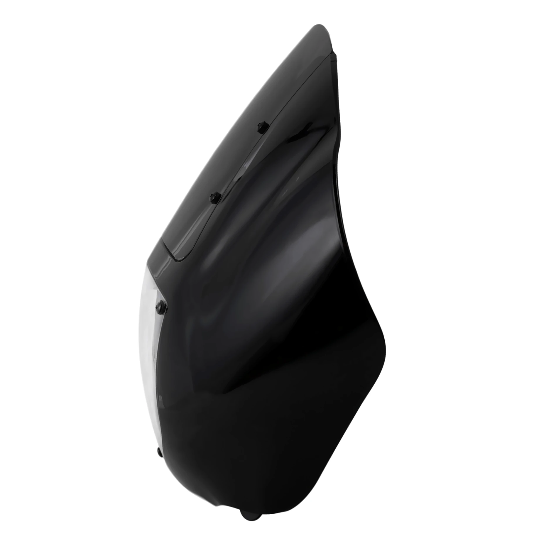 Black ABS Quarter Fairing with Clear PC Windshield for Harley 86-94 FXR and 95-05 Dyna Models
