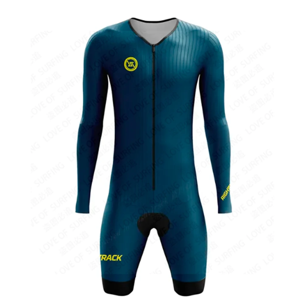 Sport Cycling Skinsuit Bicicleta Men Long Sleeved Jumpsuit Maillot Ciclismo Road Bicycle Quick Drying Equipment cycling suit