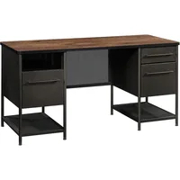 Sauder Boulevard Cafe Executive Desk, in Black finish 1
