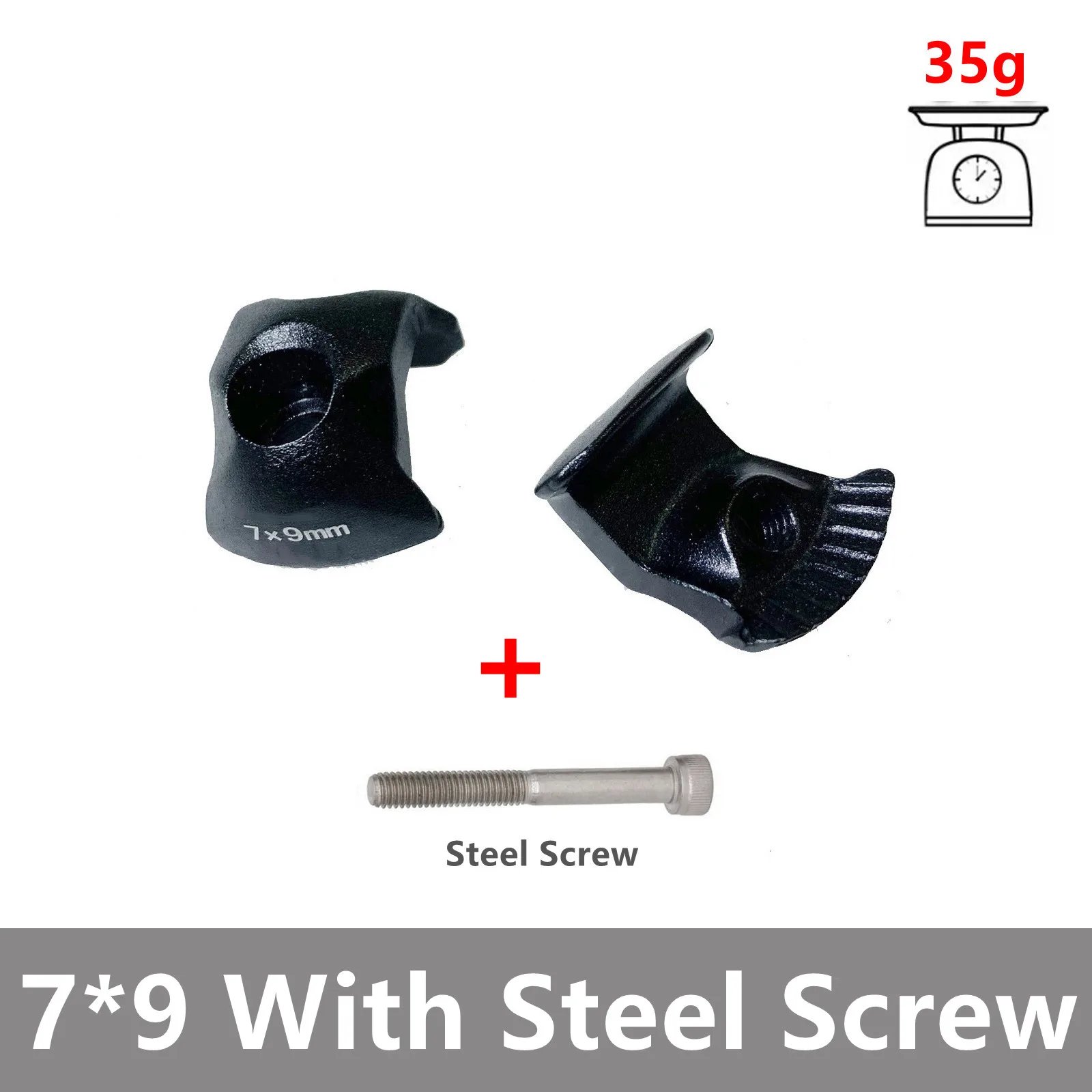 Morsetto per reggisella della bici morsetto per tubo del sedile della bicicletta morsetto per reggisella del sedile 7x9mm morsetto per reggisella della bici per binari di sella in carbonio  18