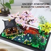 DIY Creative Zen Realm Garden Building Blocks Bonsai Tree Streetview Courtyard Potted Bouquet Assembled Brick Kids Toy Gift Deco 4