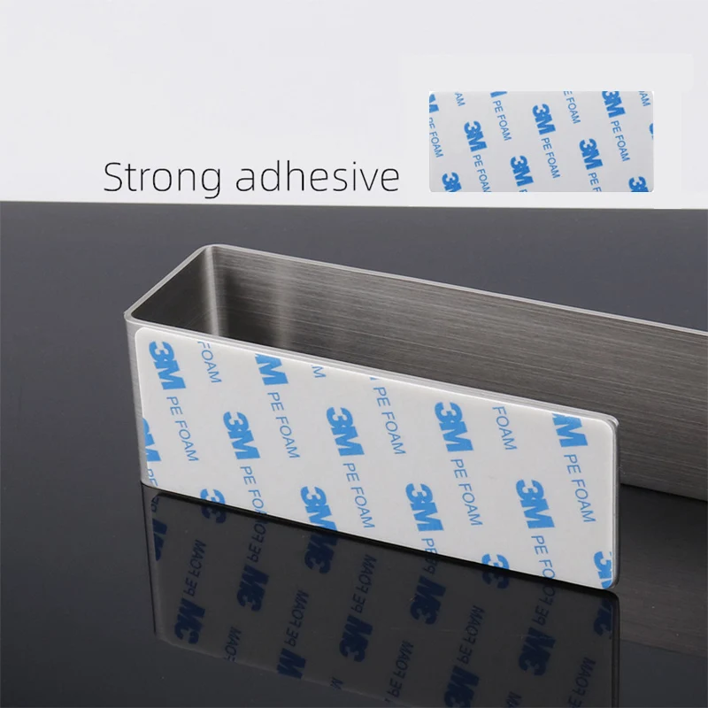 Non-punched Self-adhesive Towel Rack Bathroom Kitchen Hand Household Items,towel rack,towel holder,bathroom hardware set