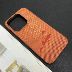 Custodia aziendale frameless in carbonio ultra sottile con motivo e finitura opaca.