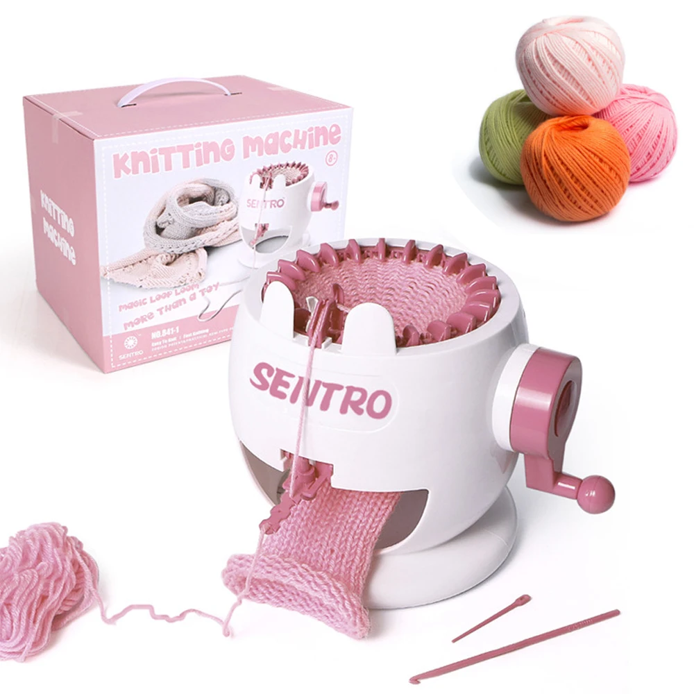 40 Needle Manual Yarn Knitting Machine Scarf Hat Adult - Temu Italy