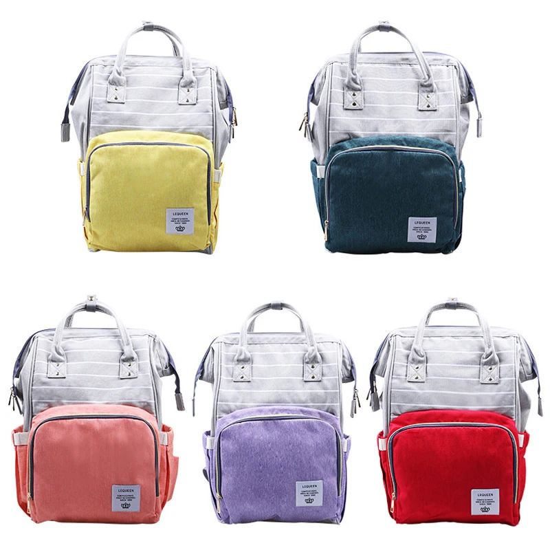 

Nappy Backpack Bag Mummy Diaper Bags Large Capacity Mom Baby Bags Travel Outdoor Nappy Bags Maternity Multi-function Backpacks