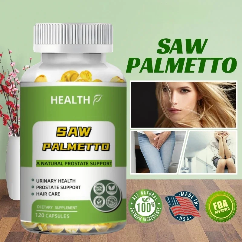 Saw Palmetto Extract 120 Capsules Non-GMO Gluten Free