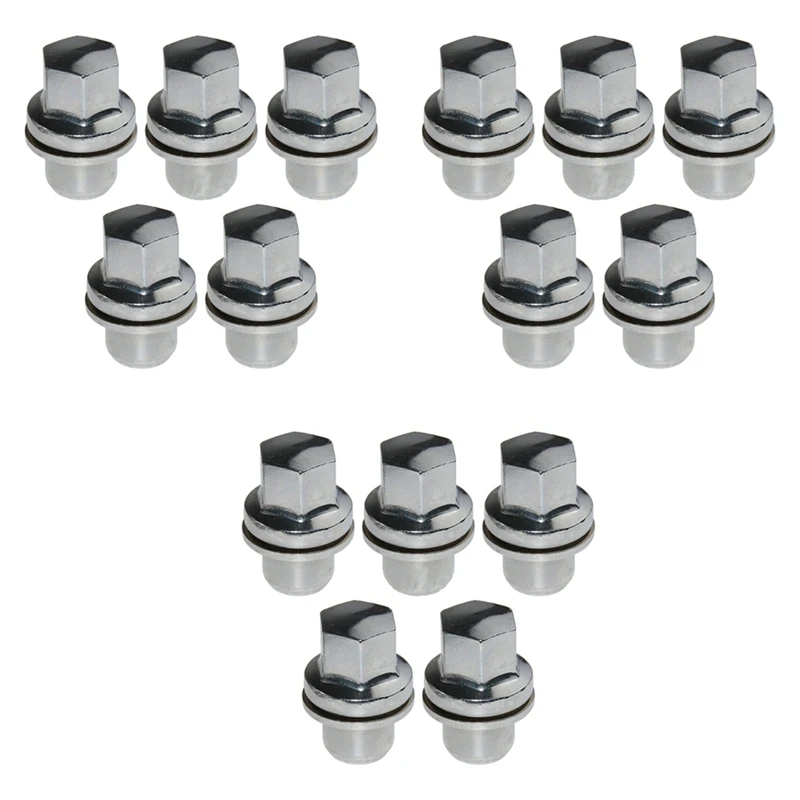 

15Pcs RRD500290 Wheel Nut Cap For Land Rover Discovery 3 4 Range Rover L322 Sport 2004-2009 Hub Screw Cover