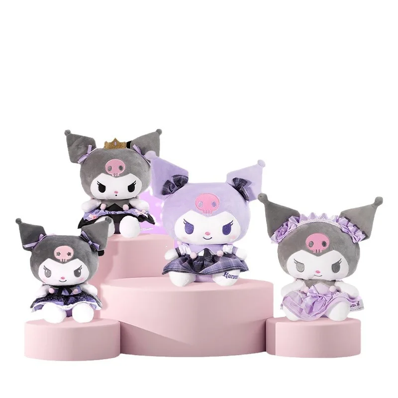 

Sanrio Hello Kitty Kuromi Changing Series Stuffed Toy Plushier Soft Throw Pillow Plush Dolls Girlfriend Birthday Children's Gift