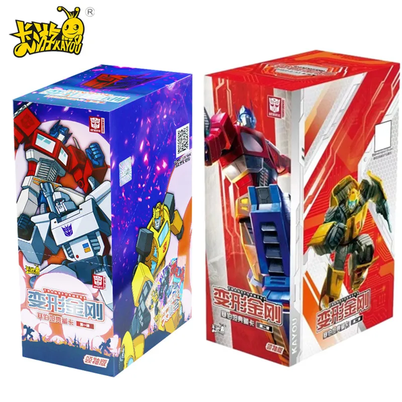 

2023 New KAYOU Original Genuine Transformers Card Megatron Vanguard Bumblebee Character Card Collection Card Toy Gift for Boys
