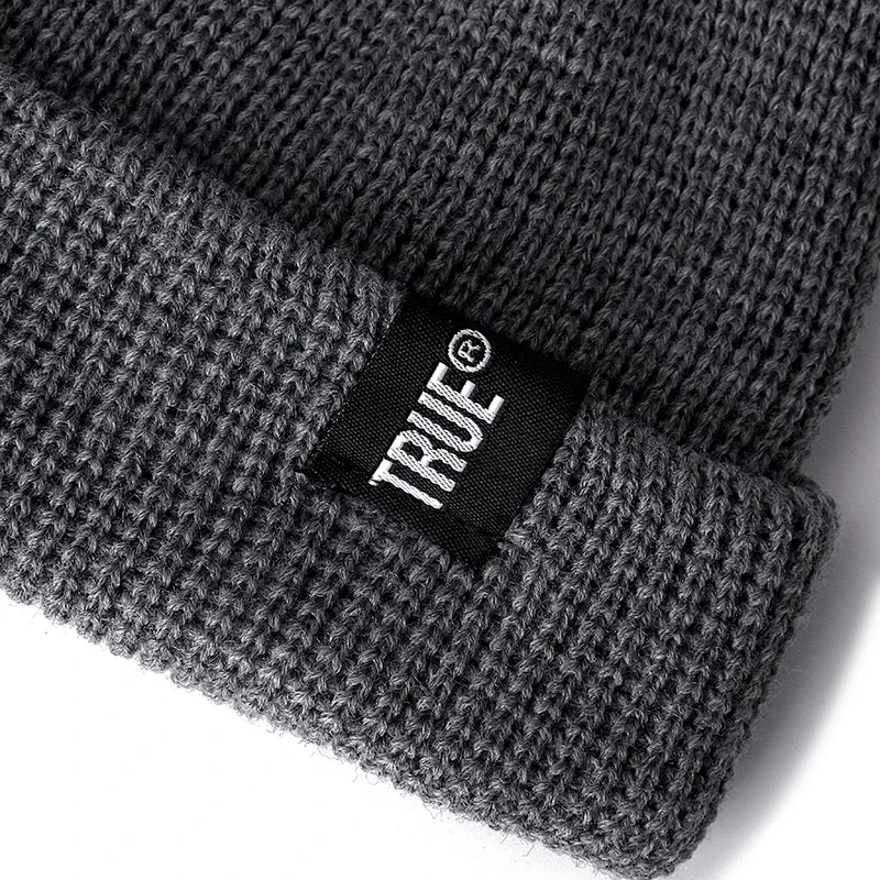 Unisex Daily SHORT Beanie Mütze Matrosenstil Wintermütze Gerippte gestrickte Melonenmütze – Detail 9