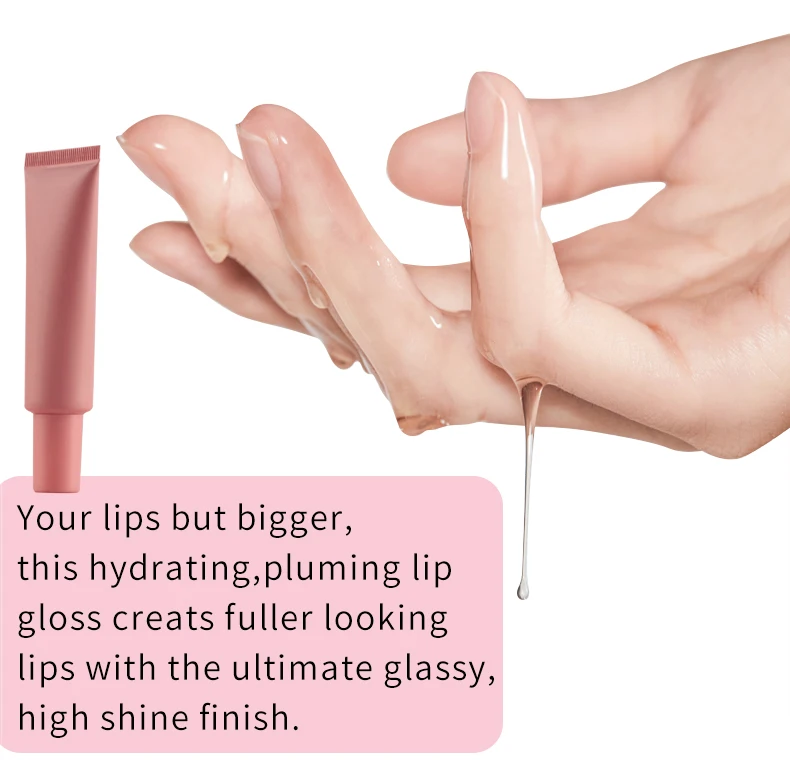 Description Picture 5 of itemPrivate Label Lip Oil Plumper Moisturizing Repairing Reduce Lip Fine Line Cosmetics Hydrating Lipgloss Wholesale Bulk 20pcs 30ml