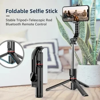 Wireless Selfie Stick for Smartphone, 44 Inch Tripod with Bluetooth Remote, Portables Foldable Stand for Vlog Shooting Record 2