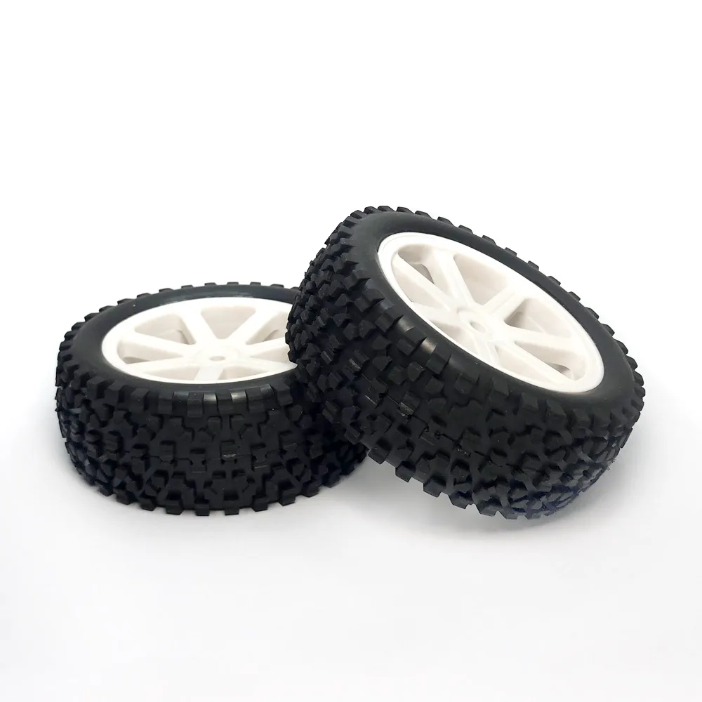 Upgrade Original Wltoys XK 144001 144010 124018 124019 124017 124016 Vorder- und Hinterreifen 12 HEX für 1/12 1/14 1/16 RC Offroad-Auto – Detail 3