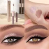 Sequins Liquid Eyeshadow Glitter Diamond Eye Shadow Stick Shiny Double Head Matte Eyeshadow Contour Makeup Tools Korean Comestic 1