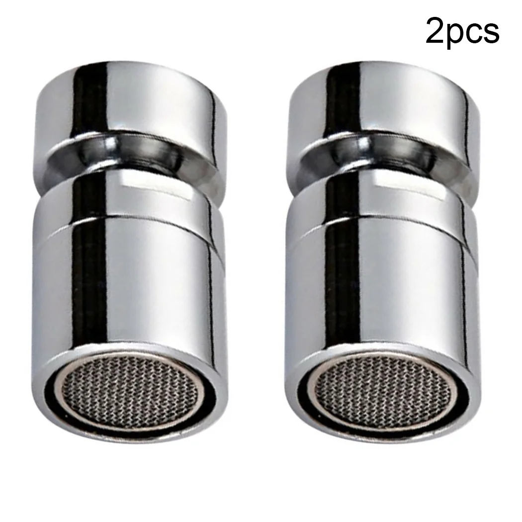 

2pcs 360 Degree Swivel Kitchen Tap Aerator 22mm M22 Male Thread Adapter Chrome Splash-proof Water Faucet Accessories Aerator