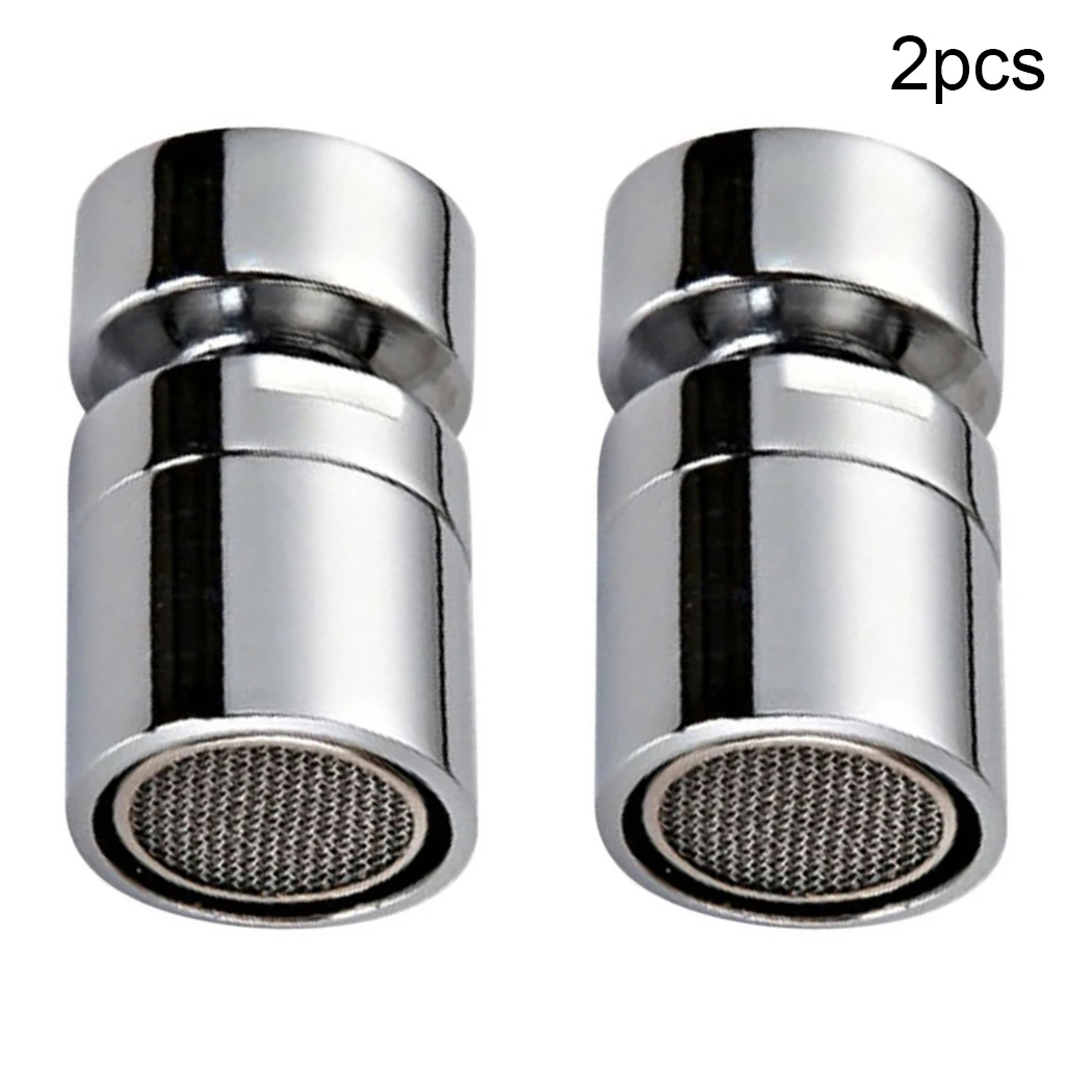 2pcs 360 Degree Swivel Kitchen Tap Aerator 22mm M22 Male Thread Adapter