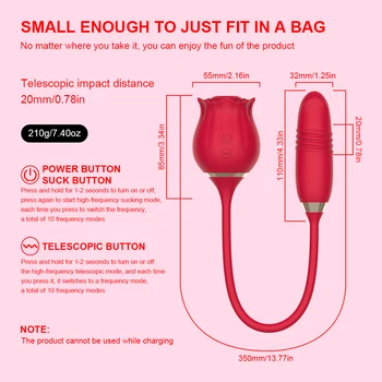 Rose Vibrator for Women Nipple Stimulator Vibrating Egg Dildos Powerful Vibrators Clitoris Sucker Rose Vibator Sex Toy for Women 6