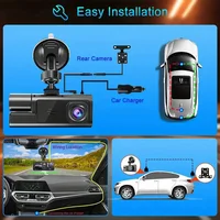 3Camera Dash Cam For Car Camera 1080P Video Recorder WIFI Car DVR 2lens Front Rear View Camera Night Vision Car Accessories - Image 6