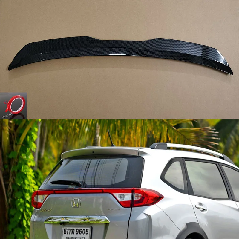 

For Honda BRV Roof Spoiler Rear Wing Body Kit Accessories ABS Plastic SUV Hatchback Universal Gloss Black