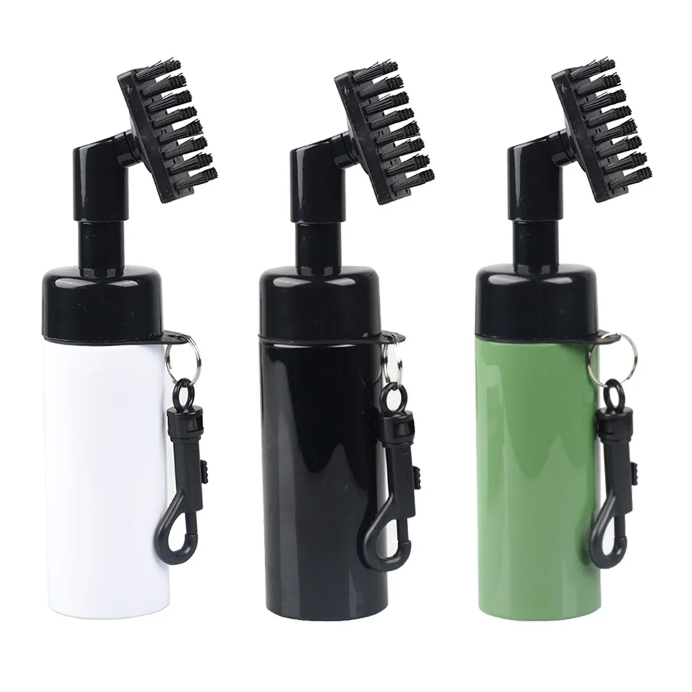 

Golf Club Head Cleaning Bottle Groove Multifunctional Cleaning Tool Golf Club Cleaning Brush Press Type Water Spray Bottle Brush
