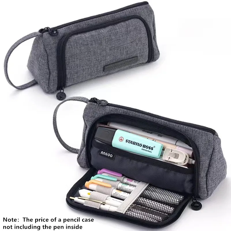 Kit Creativo Tela Astuccio In Tela Bianco, 10 Pezzi Astuccio In Tela Con Cerniera, Astuccio Per Matite Fai Da Te, 5 Diversi Colori Di Astuccio Pochette Con Cerniera Per Viaggi, Stoccaggio, Scuola