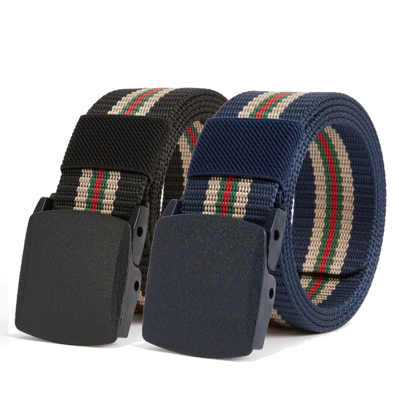 

110/120/130/140cm Military Automatic Buckle Nylon Belt Outdoor Hunting Multifunctional Tactical Canvas Military Belt for Men