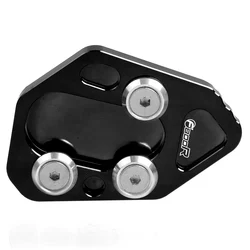 Motorcycle Kickstand Foot Side Stand Enlarger Plate (Black)