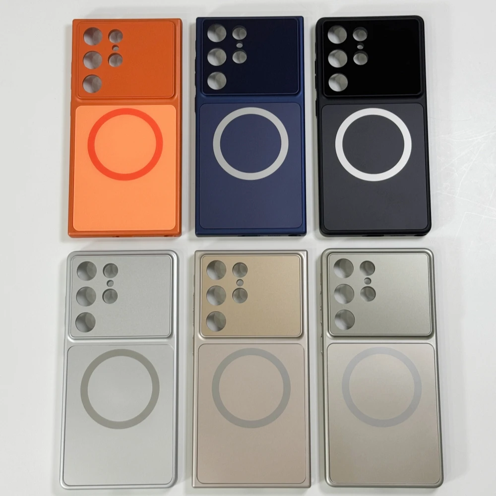 Enhanced Glass Magnetic Case with Magsafe Wireless Charging and Camera Protection Cover