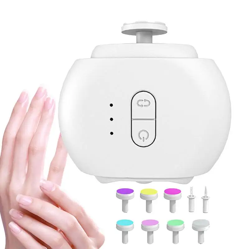Magnetic Nail Clippers Electric Nail Trimmer Sharpener Small Size Care Tool For Camping Picnic Home And Travel