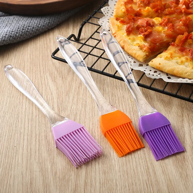 1PC Silicone Baking Bakeware Bread Cook Brushes Pastry Oil BBQ Basting Brush Tool Kitchen Gadget 17cm