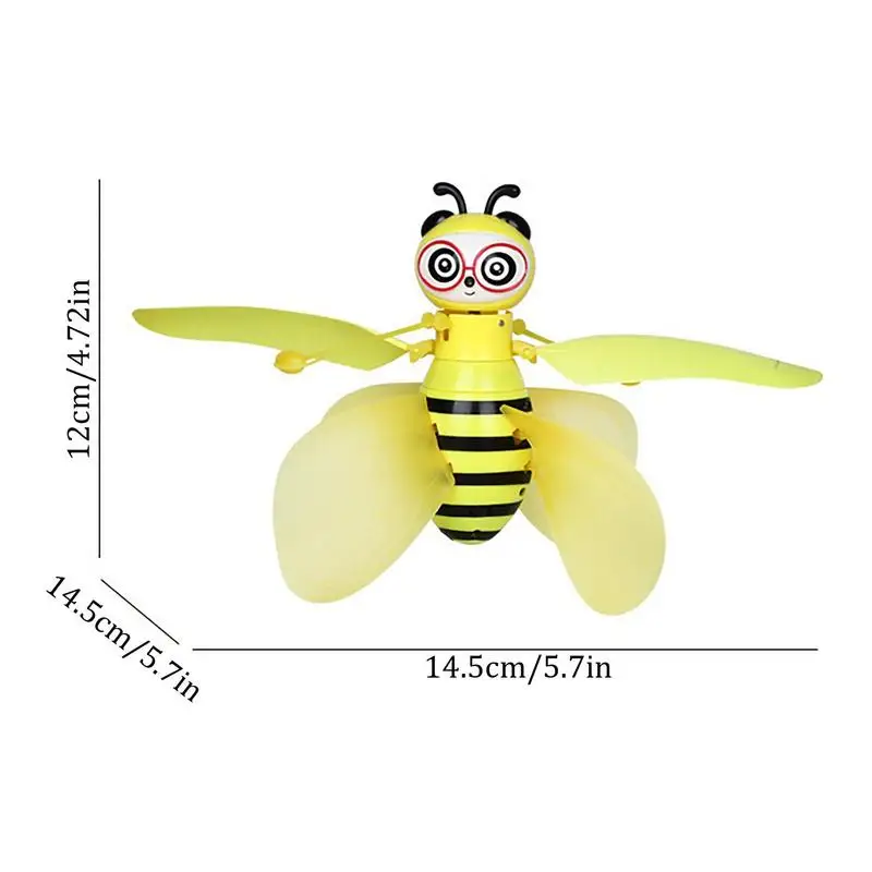 Mini Drone Abeille Enfant Jouet Volant Capteur Infrarouge Cadeau Noël