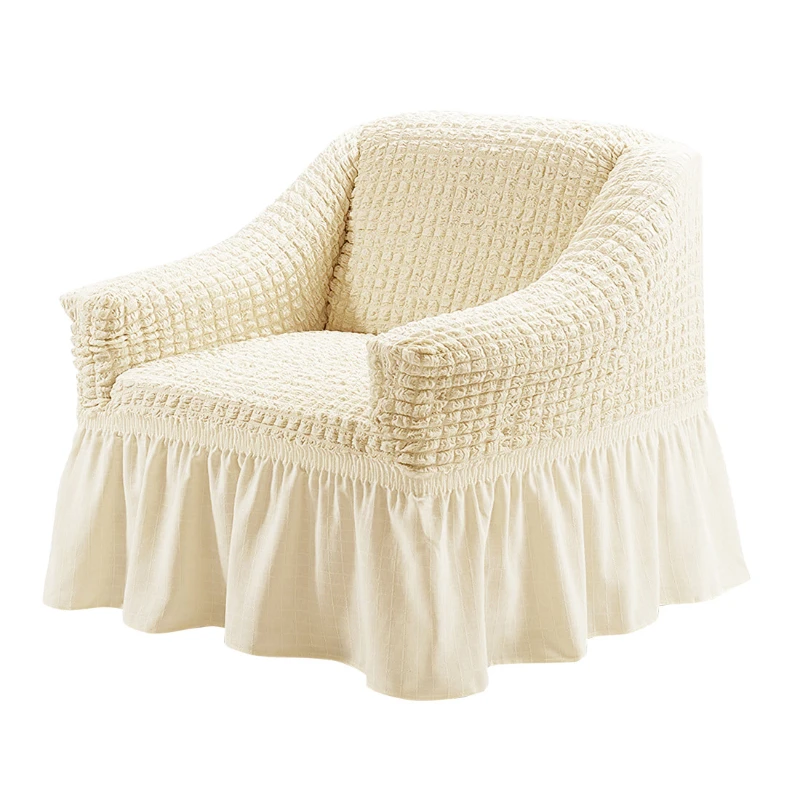 Fabric with Skirt Sofa Cover 90-140cm Size Full Package Single Universal Elastic Sofa Slipcovers American Rustic Four Seasons sofa cover furniture cover