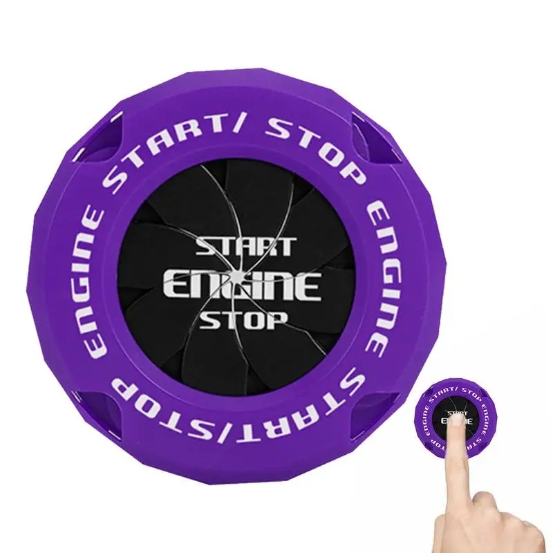

Car Engine Start Button Cover Engine Start Stop Button Cover Anti scratch Protective Cool Start Button Ring Cover Car Sticker