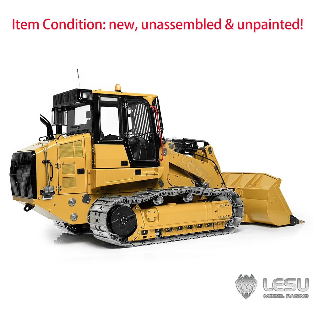 LESU 973K KIT RC Hydraulic Loader Metal Tracked 1/14 Remote Control Vehicle Car Model with Light and Sound Truck Toys 2