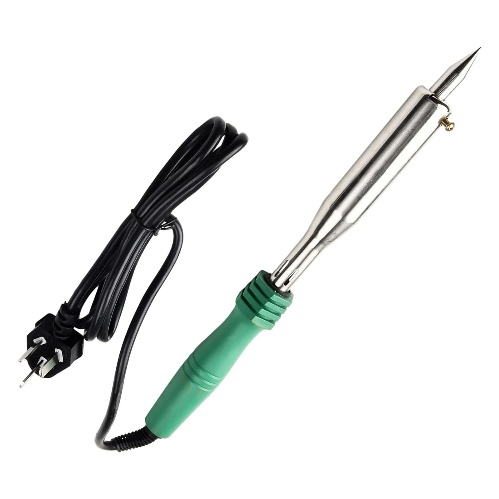 Pistolet à air chaud sans fil puissant 100W-300W en action, décapant de la peinture sur une surface métallique