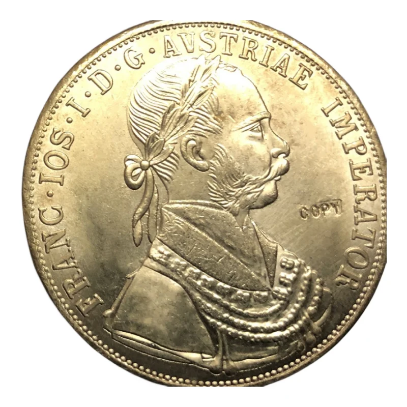 

1915 Austria 4 Ducats - Franz Joseph I (Trade Coinage) Gold Copy Coin