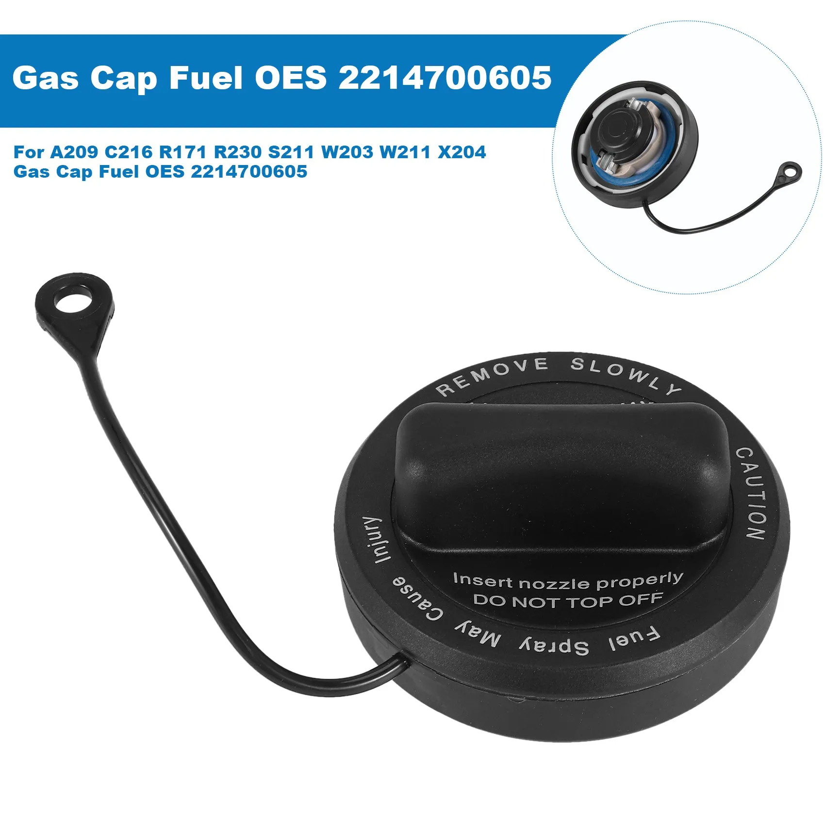 메르세데스 A209 C216 R171 R230 S211 W203 W211 X204 용 가스 캡 연료 OES 2214700605