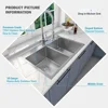 33" x 22" x 9" Drop In Double Bowl Kitchen Sink with 18 Gauge 304 Stainless Steel Satin Finish HT3322D-9-S (Sink Only) 3