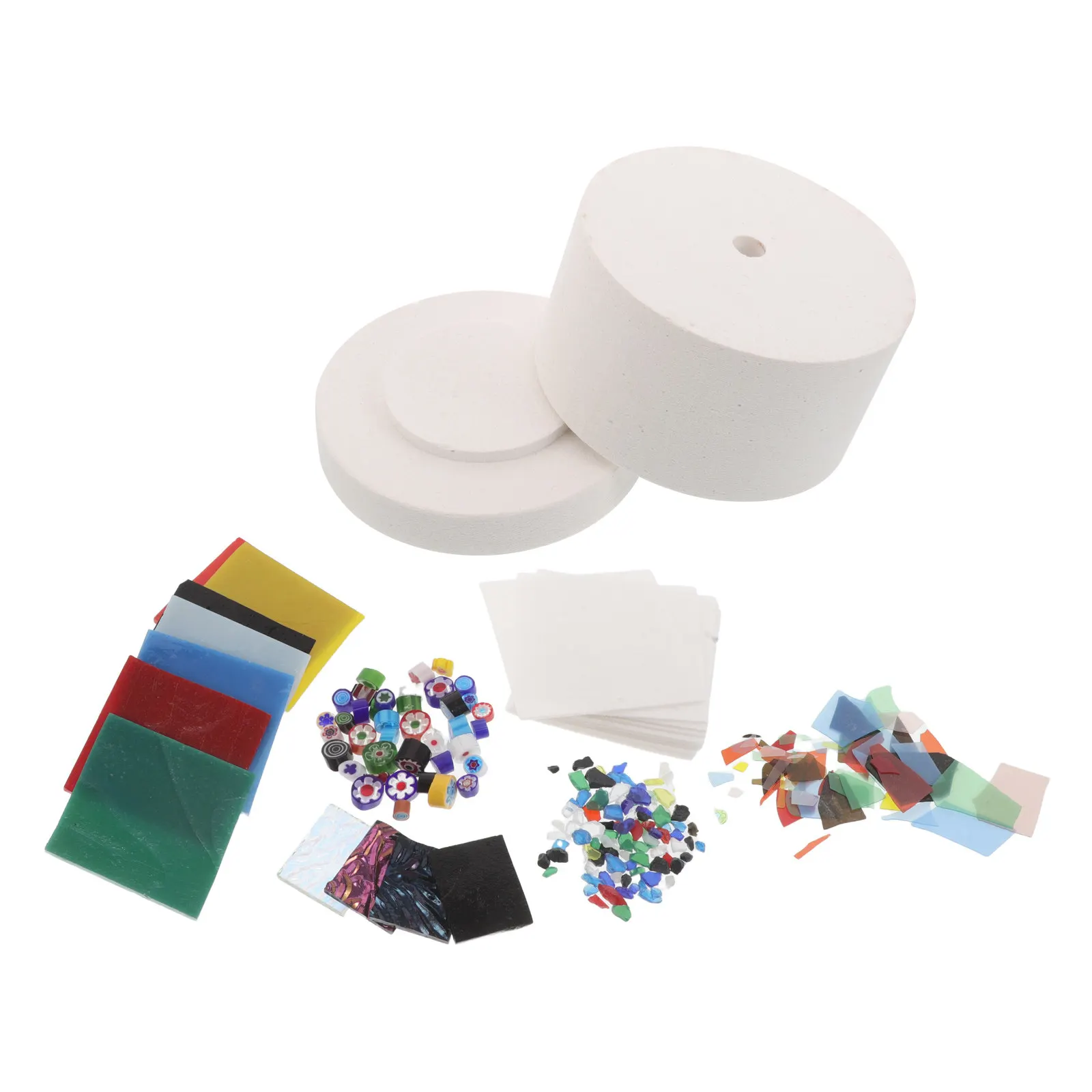1Set Microwave Kiln for Pottery-Small Glass Fusing Oven-Portable DIY Art Studio Tool with Heat Resistant Liner
